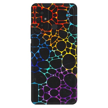 POCO Phone Skins (All Models) - Abstract Art MultiColour - 3D Embossed Finish (L-133) Poco C55