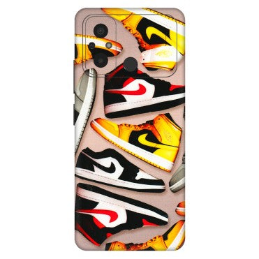 POCO Phone Skins (All Models) - Sneaker Lover - 3D Embossed Finish (L-135) Poco C55