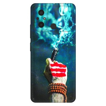 POCO Phone Skins (All Models) - Mahadev Bhakt - 3D Embossed Finish (L-146) Poco C55