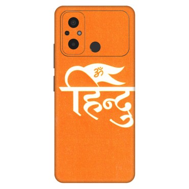 POCO Phone Skins (All Models) - Hindu Kesari - 3D Embossed Finish (L-154) Poco C55