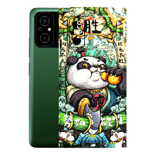 POCO Phone Skins (All Models) - Royal Rich Panda - 3D Embossed Finish (L-170) Poco C55