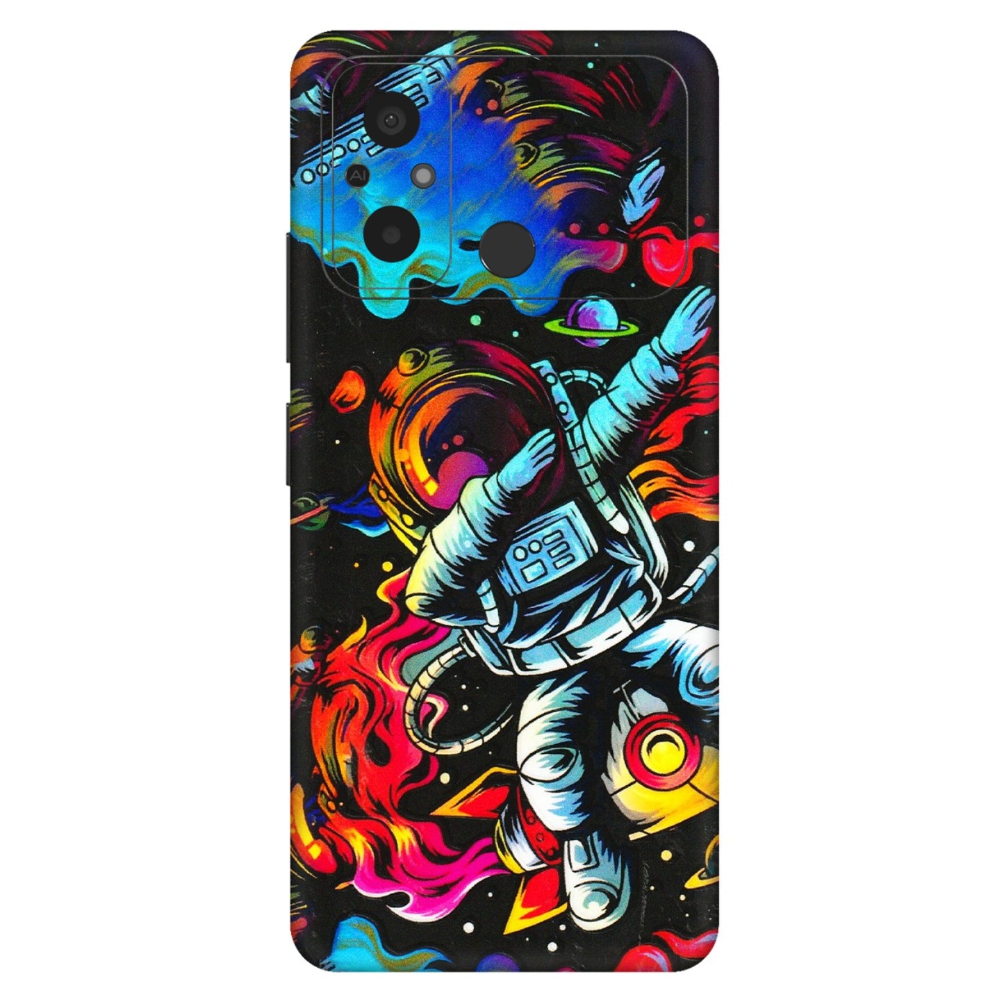 POCO Phone Skins (All Models) - Astronaut Dope - 3D Embossed Finish (L-191) Poco C55