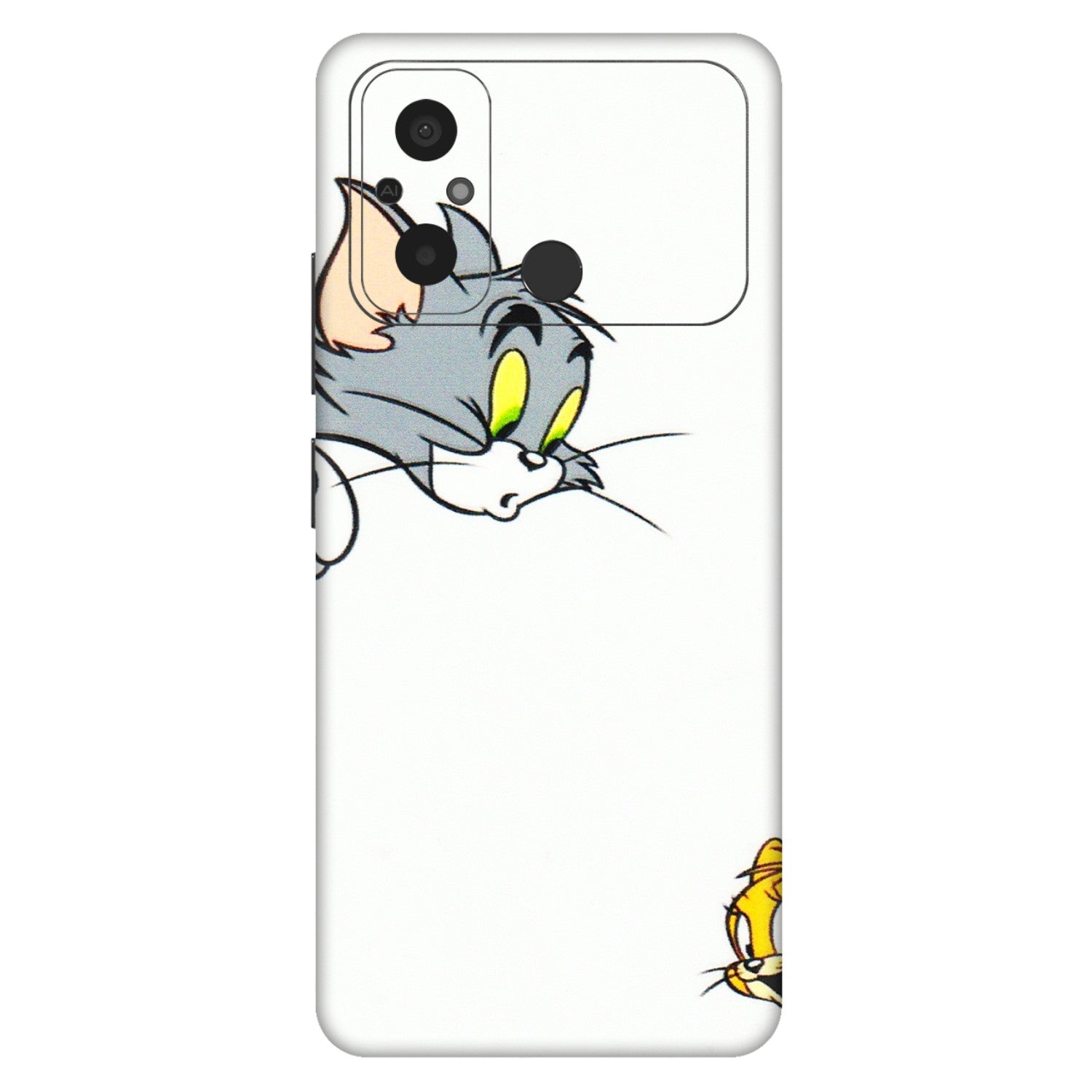 POCO Phone Skins (All Models) - Cute Tom And Jerry - 3D Embossed Finish (L-220) Poco C55