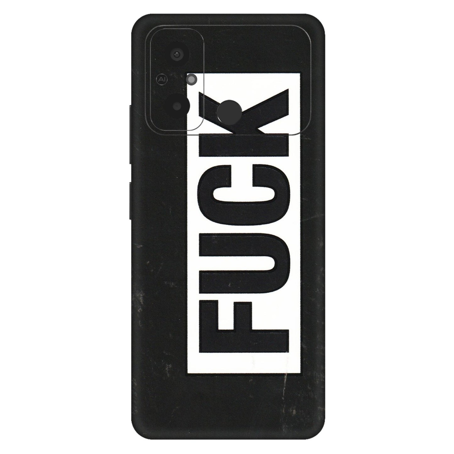 POCO Phone Skins (All Models) - The F Word - 3D Embossed Finish (L-255) Poco C55