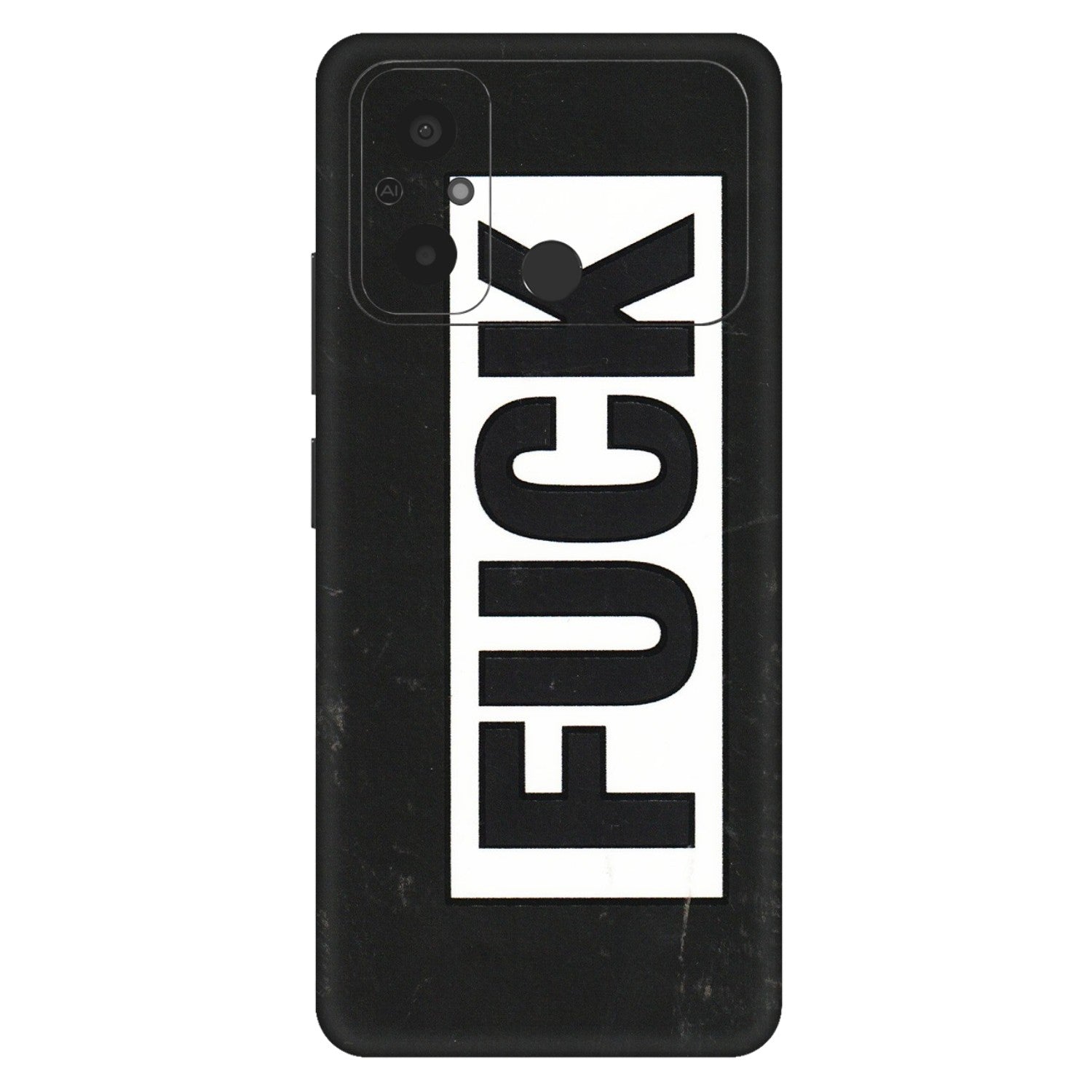 POCO Phone Skins (All Models) - The F Word - 3D Embossed Finish (L-255) Poco C55