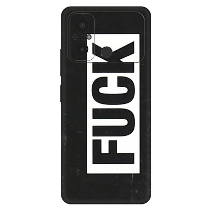 POCO Phone Skins (All Models) - The F Word - 3D Embossed Finish (L-255) Poco C55