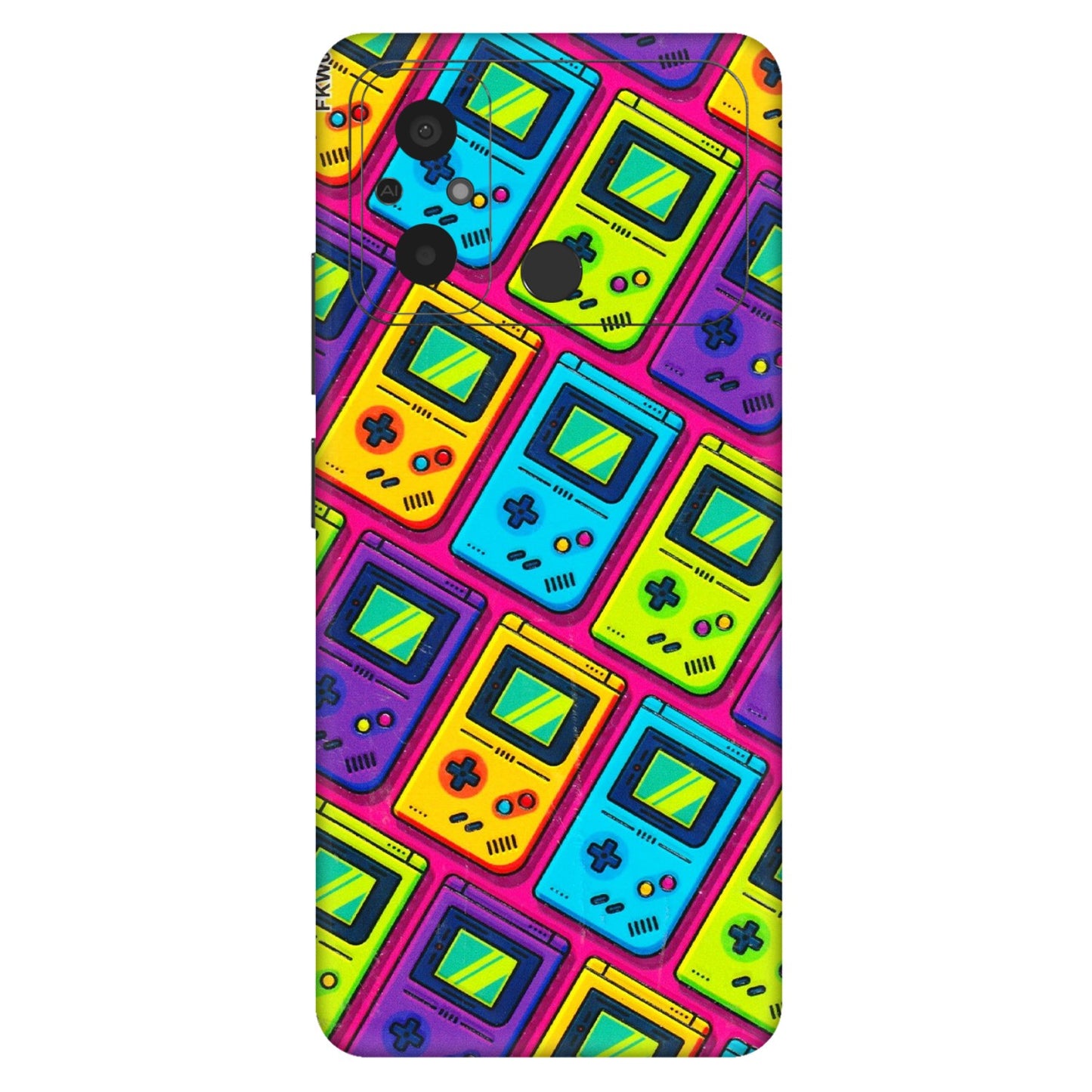 POCO Phone Skins (All Models) - Gameboy Colourful - 3D Embossed Finish (L-266) Poco C55