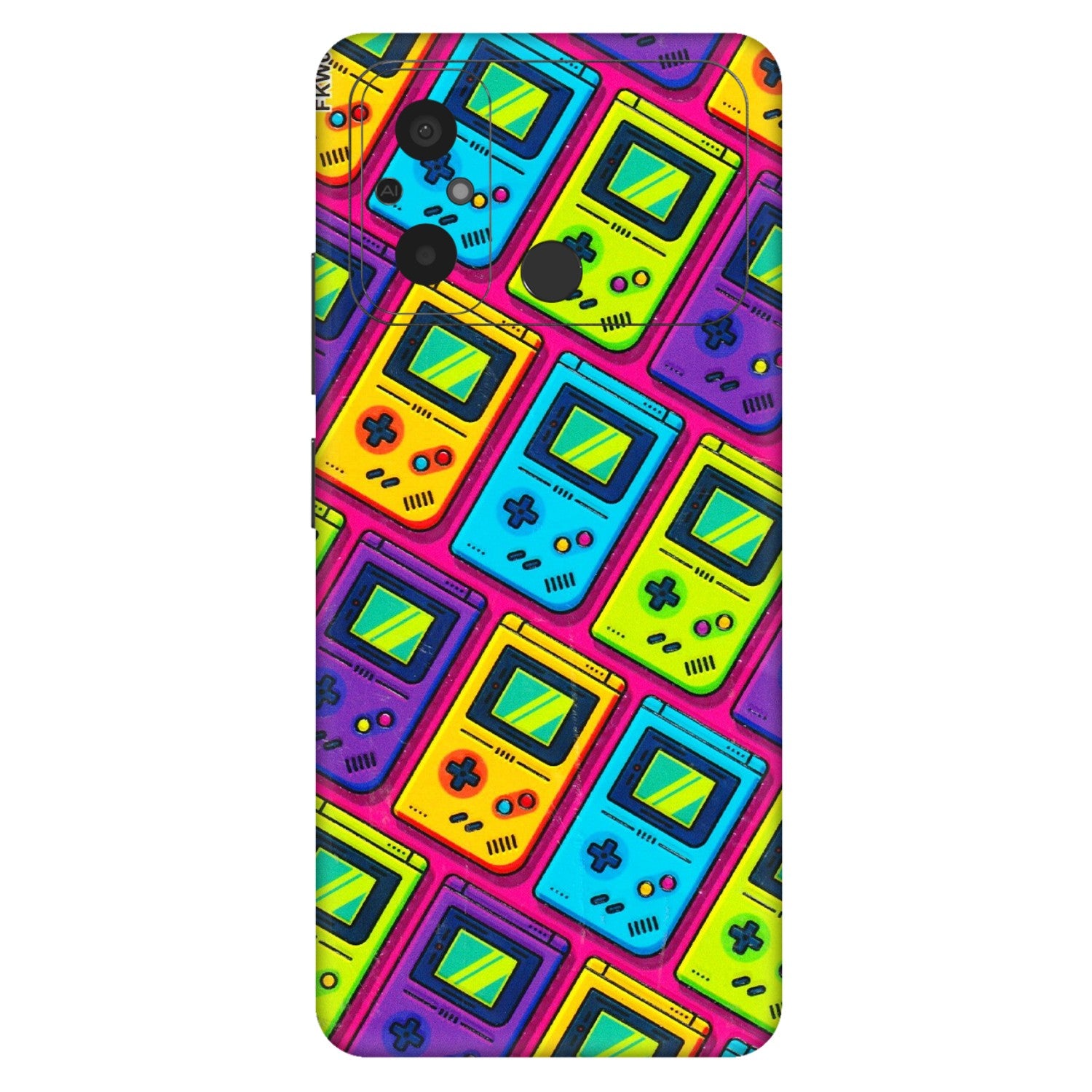 POCO Phone Skins (All Models) - Gameboy Colourful - 3D Embossed Finish (L-266) Poco C55