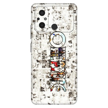 POCO Phone Skins (All Models) - One Piece Manga - 3D Embossed Finish (L-26) Poco C55