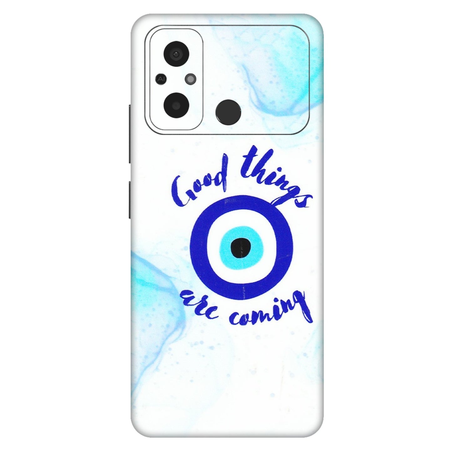 POCO Phone Skins (All Models) - Evil Eye Good Things Are Coming - 3D Embossed Finish (L-322) Poco C55