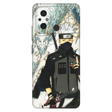 POCO Phone Skins (All Models) - Kakashi Hatake Naruto Anime - 3D Embossed Finish (L-46) Poco C55