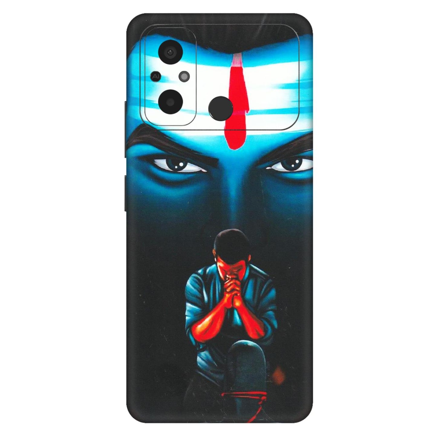 POCO Phone Skins (All Models) - Mahakal Bhakt - Matte Finish (M-112) Poco C55