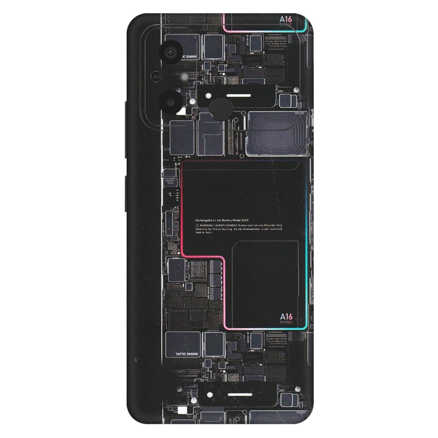 POCO Phone Skins (All Models) - Motherboard Circuit Layout - Matte Finish (M-117) Poco C55