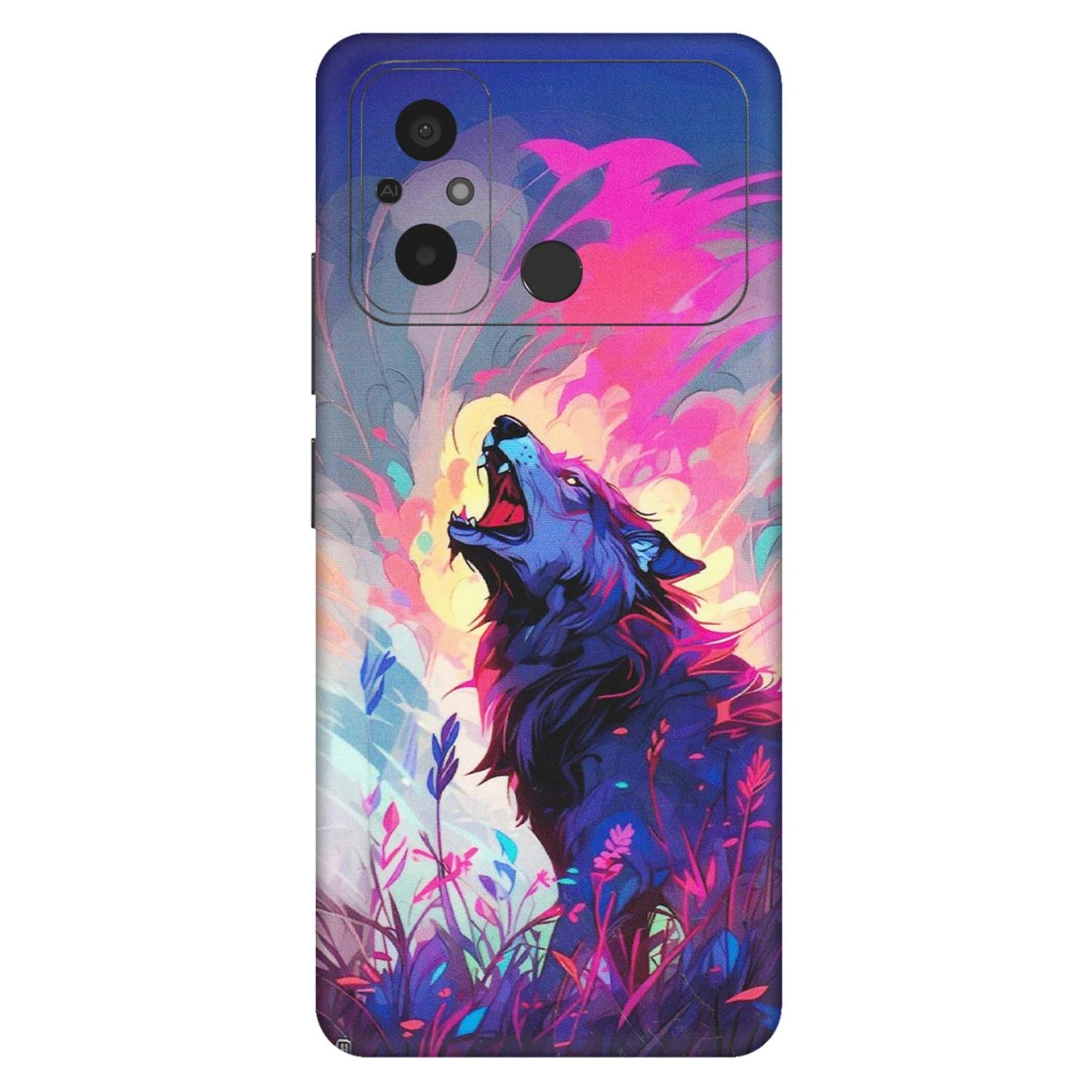 POCO Phone Skins (All Models) - New Wild Wolf Abstract - Matte Finish (M-125) Poco C55