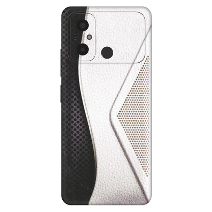 POCO Phone Skins (All Models) - Black And White Iconic Convoy - Matte Finish (M-149) Poco C55