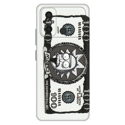 POCO Phone Skins (All Models) - Rick And Morty Hundred Dollar Anime - Matte Finish (M-161) Poco C55