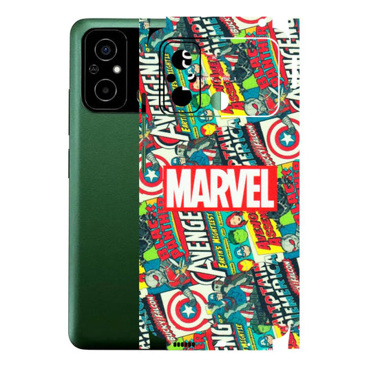 POCO Phone Skins (All Models) - Marvel Comic Lover - Matte Finish (M-30) Poco C55