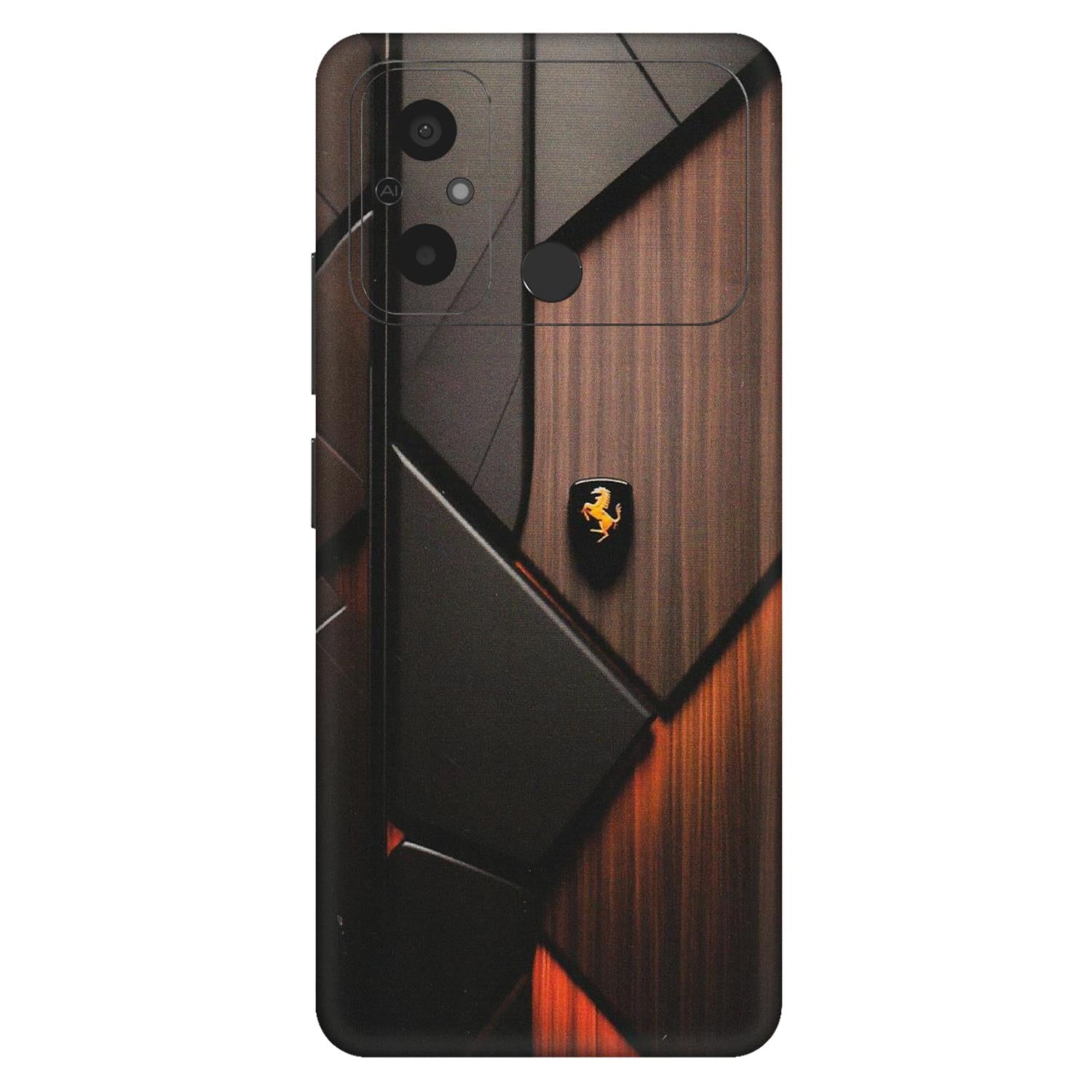 POCO Phone Skins (All Models) - Lambo Beauty Wood Pattern Sober - Matte Finish (M-51) Poco C55