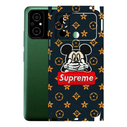 POCO Phone Skins (All Models) - Mickey Supreme - Matte Finish (M-83) Poco C55