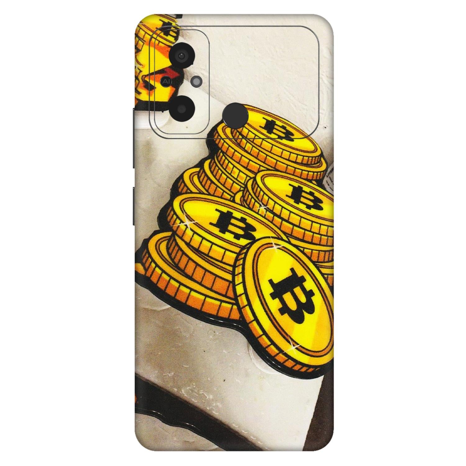 POCO Phone Skins (All Models) - Billionaire Bitcoin Collection - Matte Finish (M-92) Poco C55
