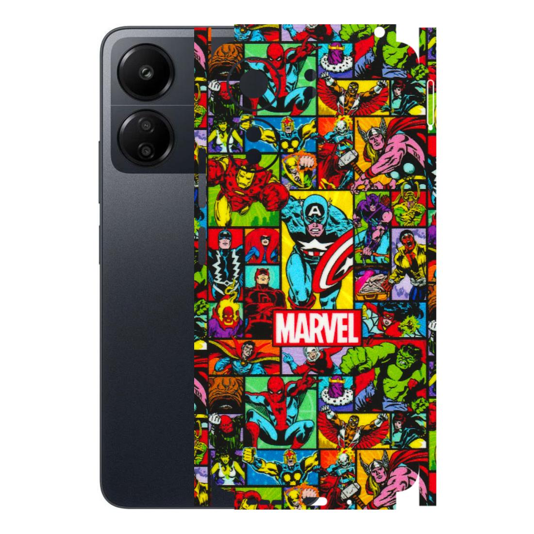 POCO Phone Skins (All Models) - MARVELOUS Comic Characters - 3D Embossed Finish (L-129) Poco C65