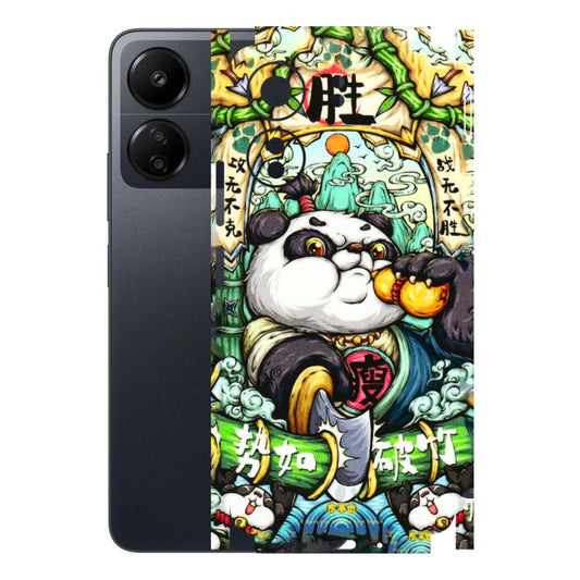 POCO Phone Skins (All Models) - Royal Rich Panda - 3D Embossed Finish (L-170) Poco C65