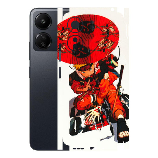 POCO Phone Skins (All Models) - Naruto - 3D Embossed Finish (L-208) Poco C65
