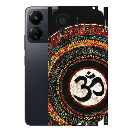 POCO Phone Skins (All Models) - Aum Chant Abstract - 3D Embossed Finish (L-42) Poco C65