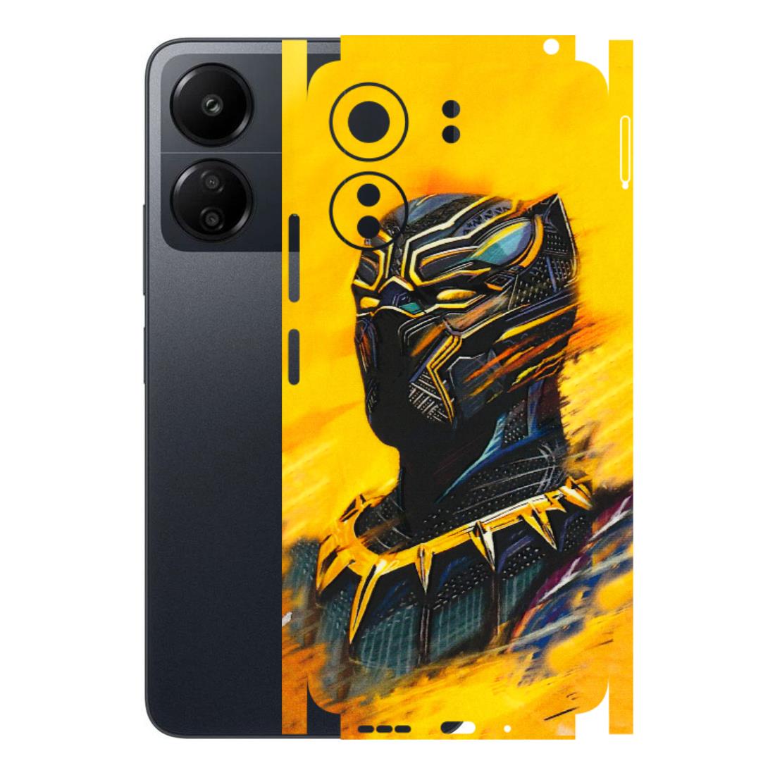 POCO Phone Skins (All Models) - Yellow Panther - 3D Embossed Finish (L-54) Poco C65