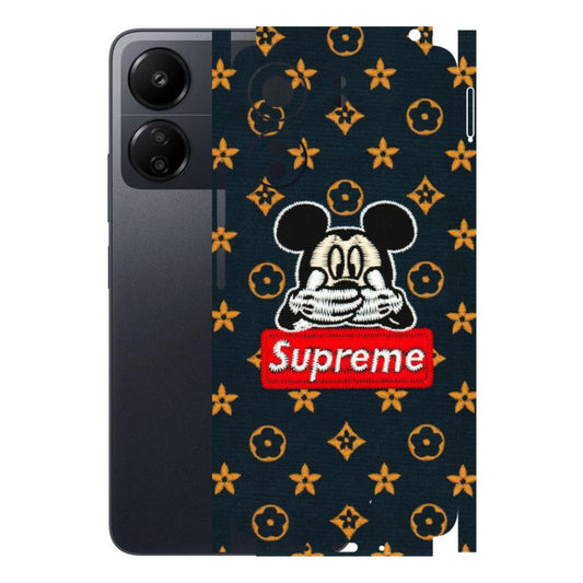 POCO Phone Skins (All Models) - Mickey Supreme - Matte Finish (M-83) Poco C65