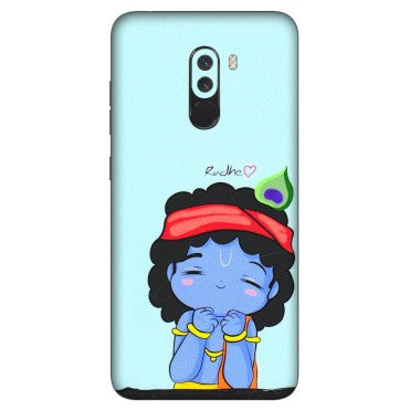 POCO Phone Skins (All Models) - Radhe Radhe Cute Toon - 3D Embossed Finish (L-05) Poco F1