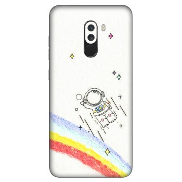 POCO Phone Skins (All Models) - Milkyway Astronaut - 3D Embossed Finish (L-110) Poco F1