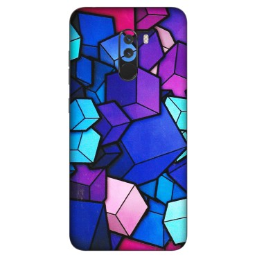 POCO Phone Skins (All Models) - Cube Doodle - 3D Embossed Finish (L-141) Poco F1