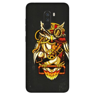 POCO Phone Skins (All Models) - Classy Smart Owl - 3D Embossed Finish (L-144) Poco F1