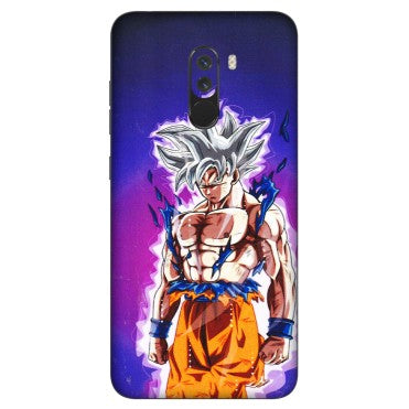 POCO Phone Skins (All Models) - Goku Purple Anime - 3D Embossed Finish (L-147) Poco F1
