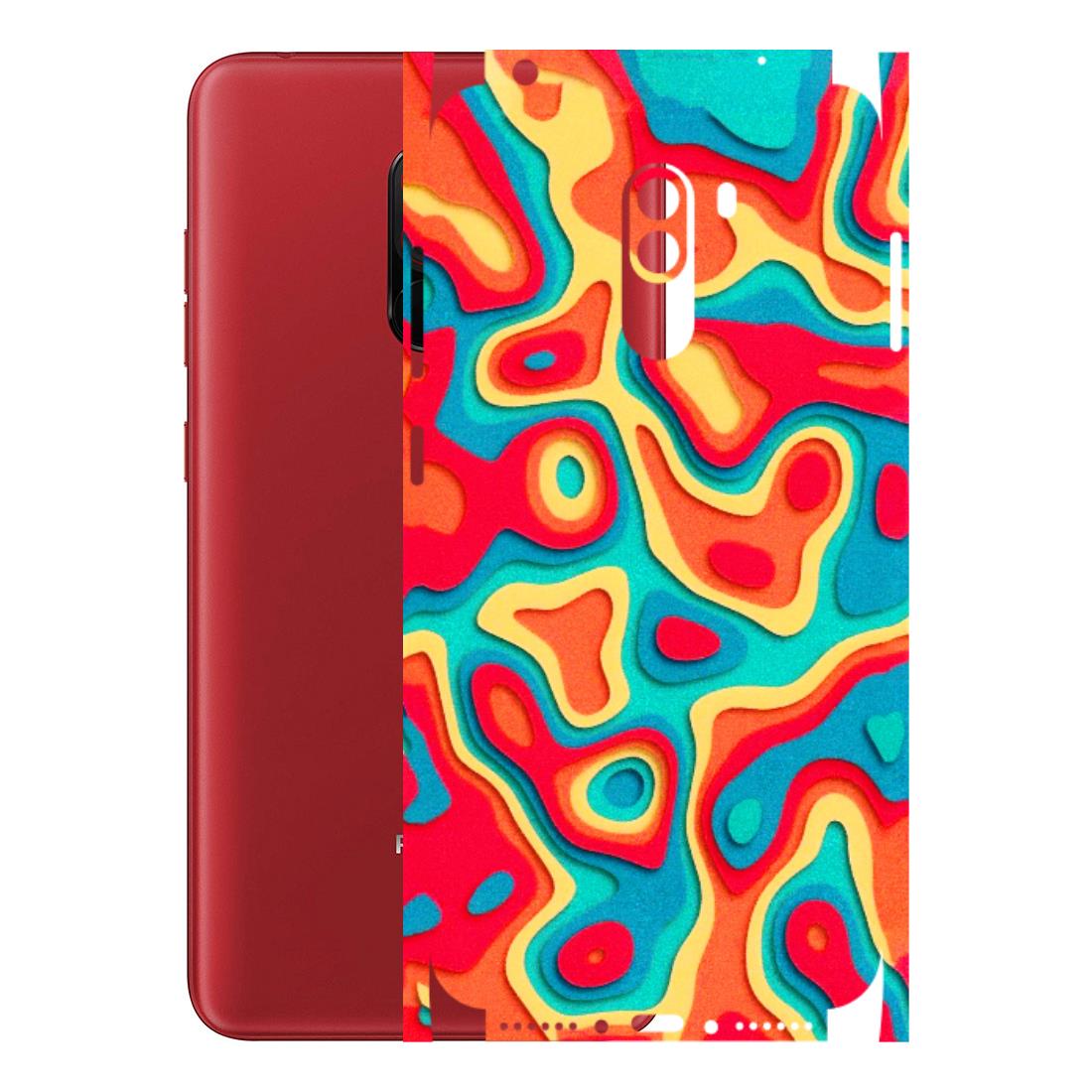 POCO Phone Skins (All Models) - Abstract Swirl - 3D Embossed Finish (L-150) Poco F1
