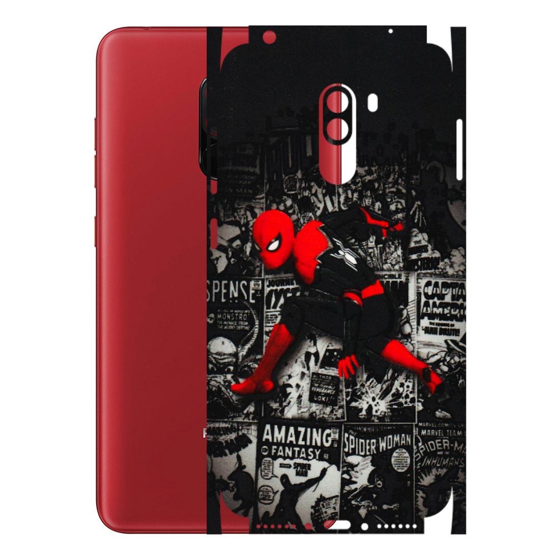 POCO Phone Skins (All Models) - SpiderMan New - 3D Embossed Finish (L-162) Poco F1