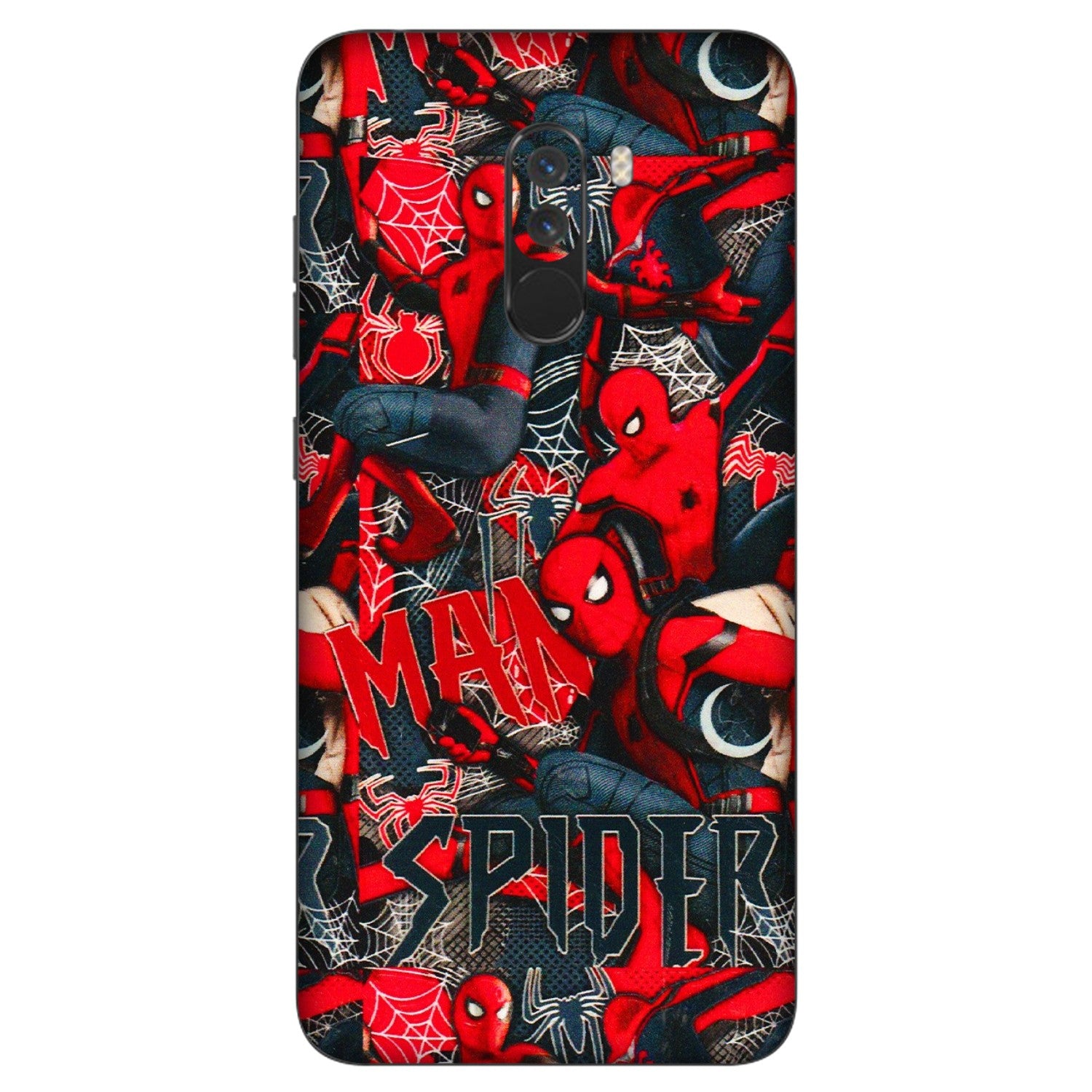 POCO Phone Skins (All Models) - SpiderMan Cool - 3D Embossed Finish (L-188) Poco F1
