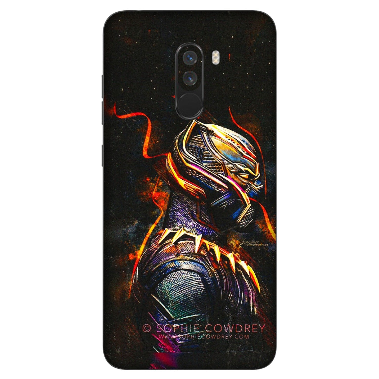 POCO Phone Skins (All Models) - Black Panther - 3D Embossed Finish (L-190) Poco F1