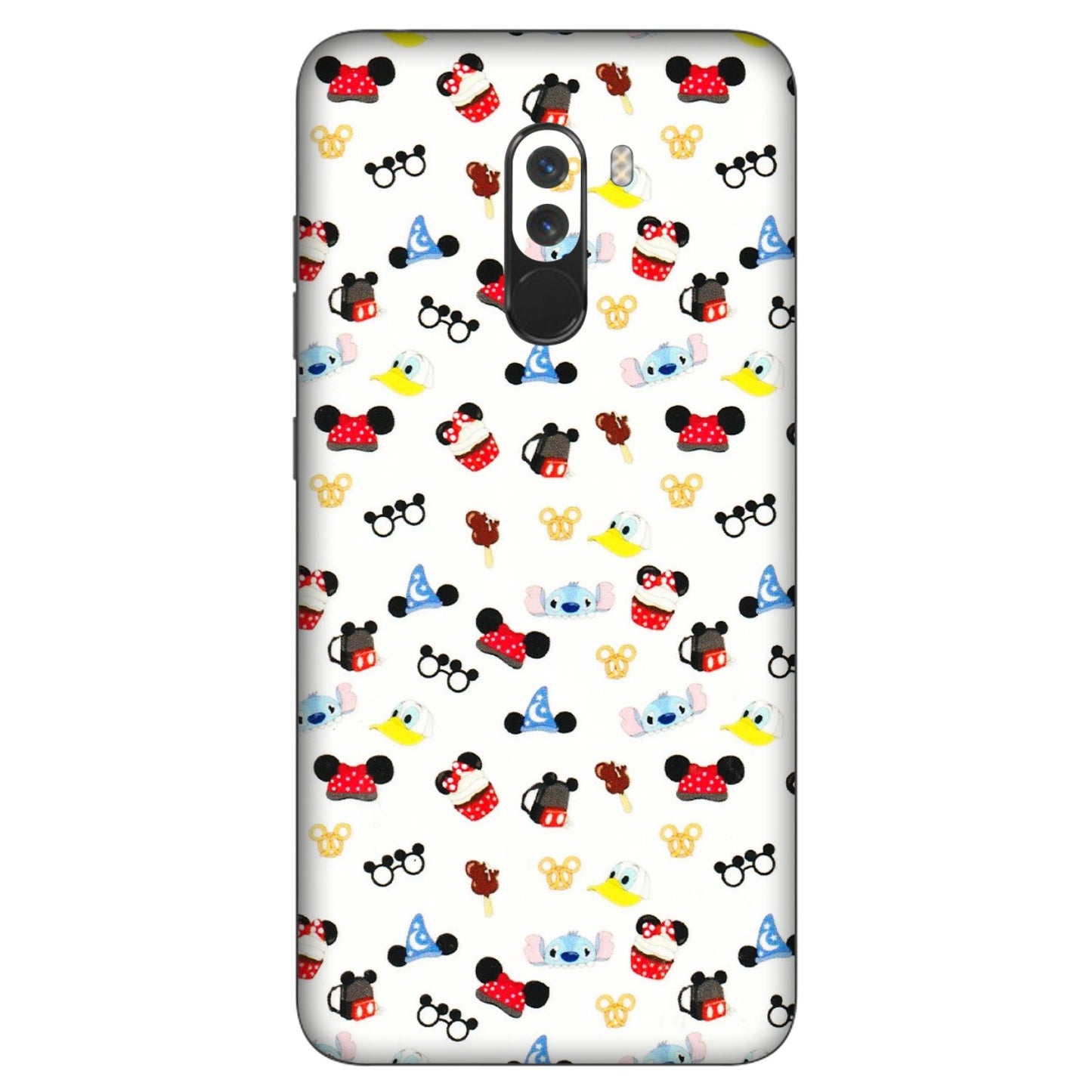 POCO Phone Skins (All Models) - Minnie Mouse & Donald Doodles s - 3D Embossed Finish (L-194) Poco F1