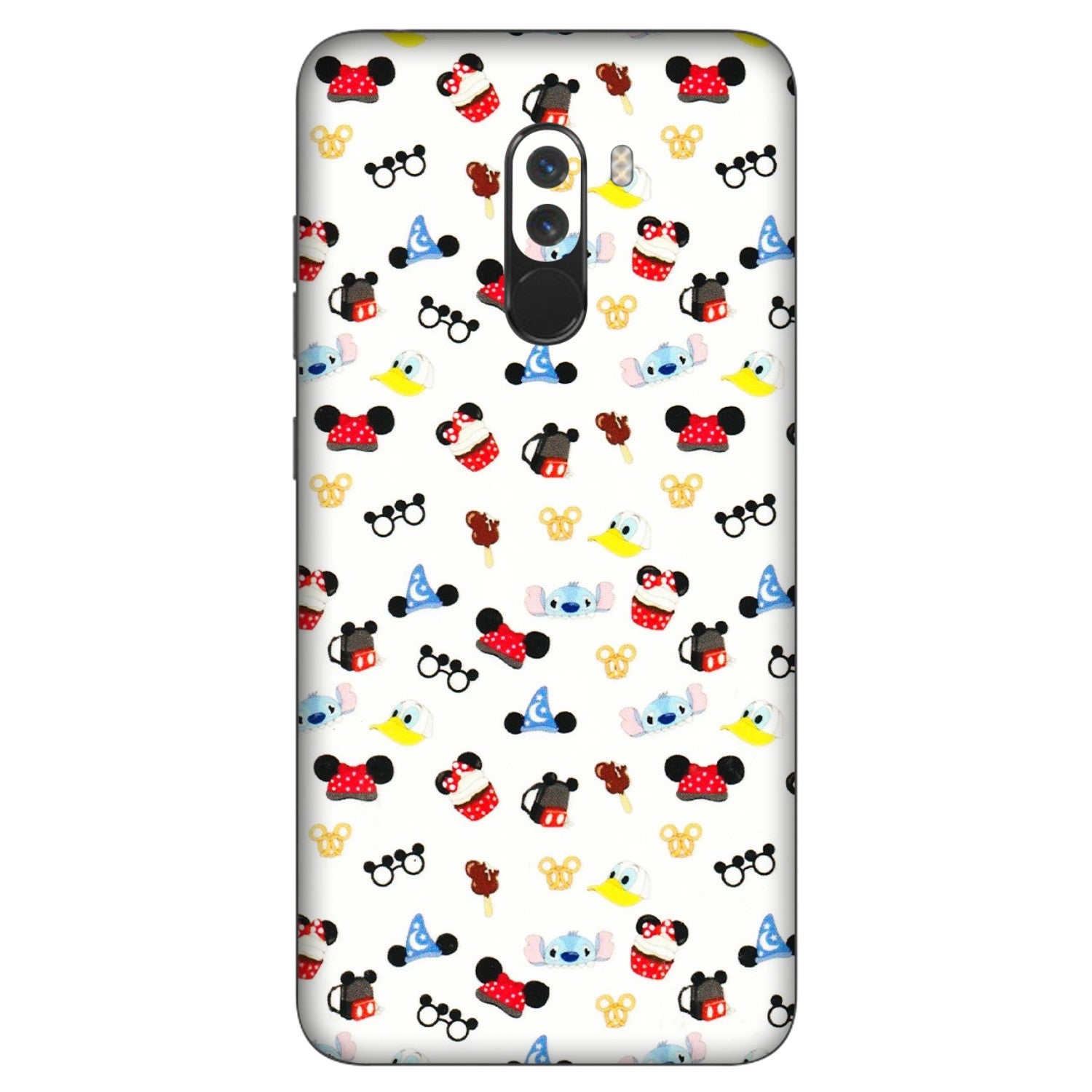 POCO Phone Skins (All Models) - Minnie Mouse & Donald Doodles s - 3D Embossed Finish (L-194) Poco F1