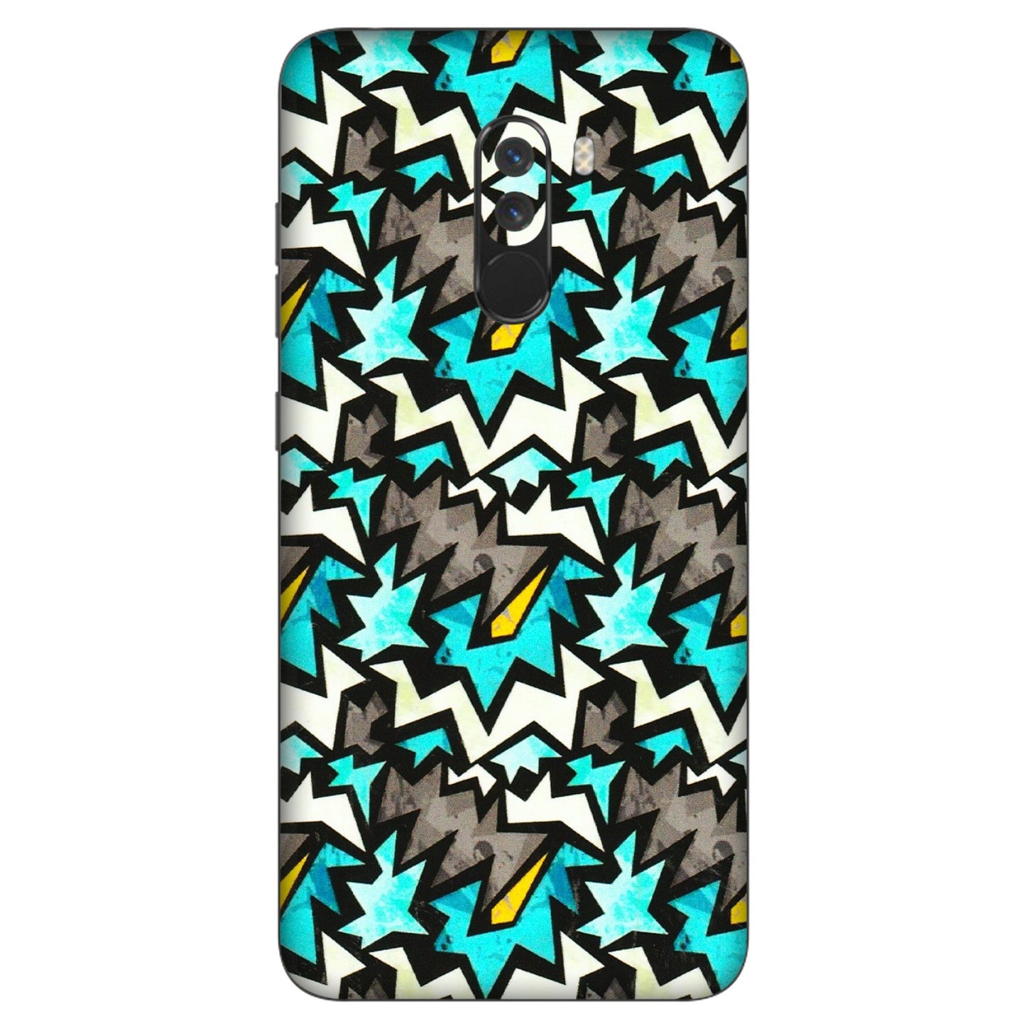 POCO Phone Skins (All Models) - Funky Zig Zag - 3D Embossed Finish (L-223) Poco F1
