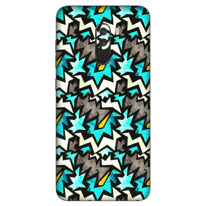 POCO Phone Skins (All Models) - Funky Zig Zag - 3D Embossed Finish (L-223) Poco F1