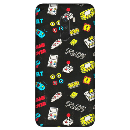 POCO Phone Skins (All Models) - Gaming Doodles - 3D Embossed Finish (L-224) Poco F1