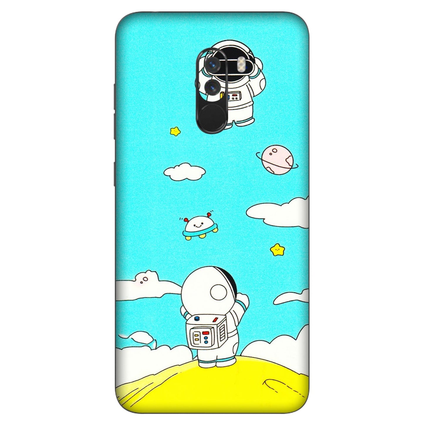 POCO Phone Skins (All Models) - Blue Skies Astro Float - 3D Embossed Finish (L-230) Poco F1