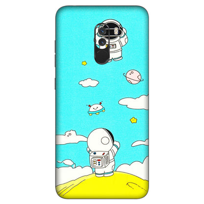 POCO Phone Skins (All Models) - Blue Skies Astro Float - 3D Embossed Finish (L-230) Poco F1