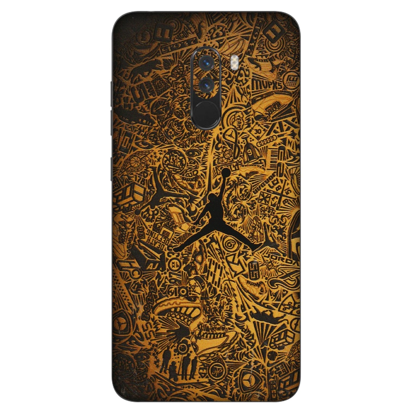 POCO Phone Skins (All Models) - Premium Gold Basketball Player - 3D Embossed Finish (L-236) Poco F1