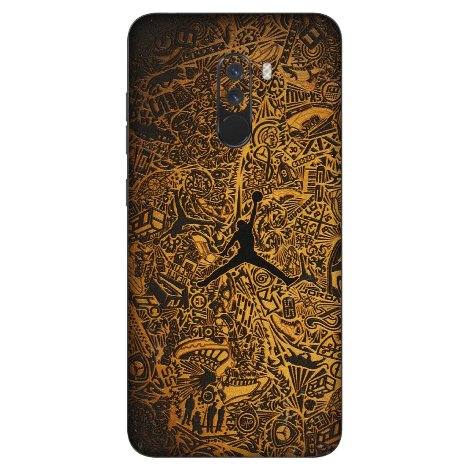 POCO Phone Skins (All Models) - Premium Gold Basketball Player - 3D Embossed Finish (L-236) Poco F1