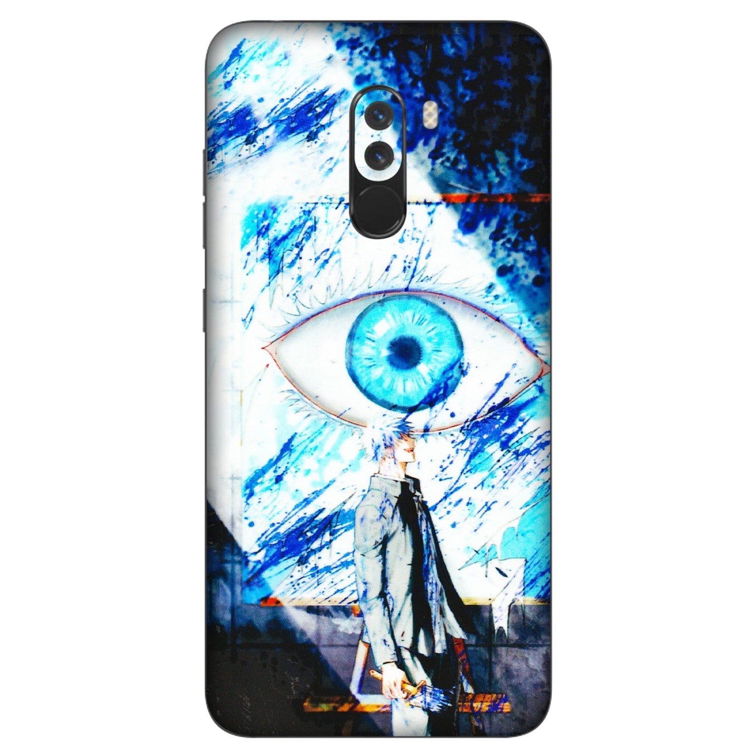 POCO Phone Skins (All Models) - Gojo Satoru evil eye - 3D Embossed Finish (L-239) Poco F1