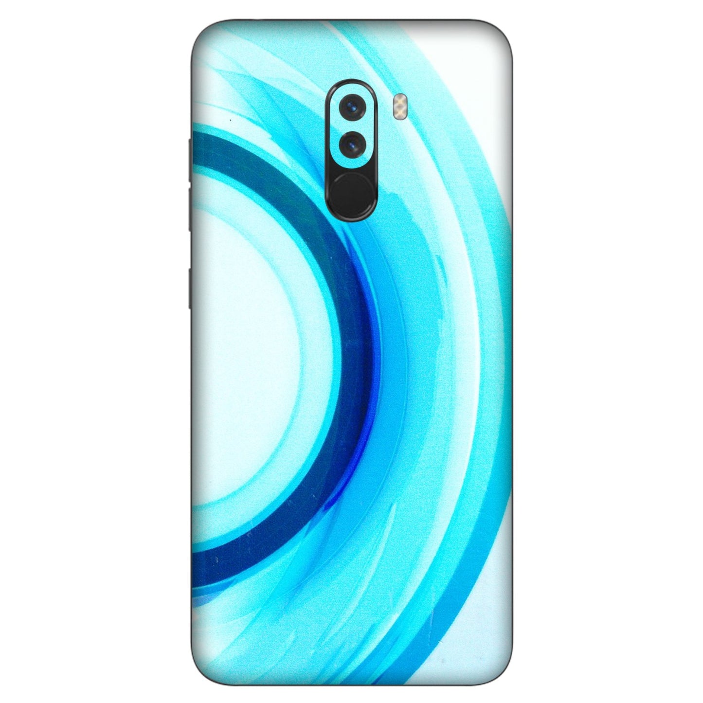 POCO Phone Skins (All Models) - The Blue Curve - 3D Embossed Finish (L-244) Poco F1